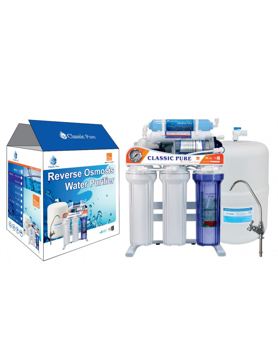 RO 7-stages water filter - With Stand  جهاز تحلية مياه 7 مراحل - بالقاعدة الأرضية
